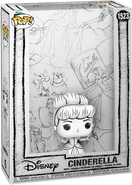 FUNKO POP DISNEY: CINDERELLA - COVERS VINYL FIGURE 1523 CINDERELLA (SKETCHED) 9…