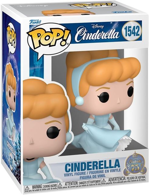 FUNKO POP DISNEY: CINDERELLA 75TH ANNIVERSARY - VINYL FIGURE 1542 CINDERELLA 9CM