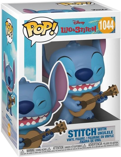 FUNKO POP DISNEY: LILO & STITCH - VINYL FIGURE 1044 STITCH W/UKULELE 9CM