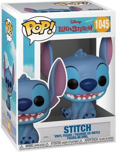 FUNKO POP DISNEY: LILO & STITCH - VINYL FIGURE 1045 SMILING SEATED STITCH 9CM