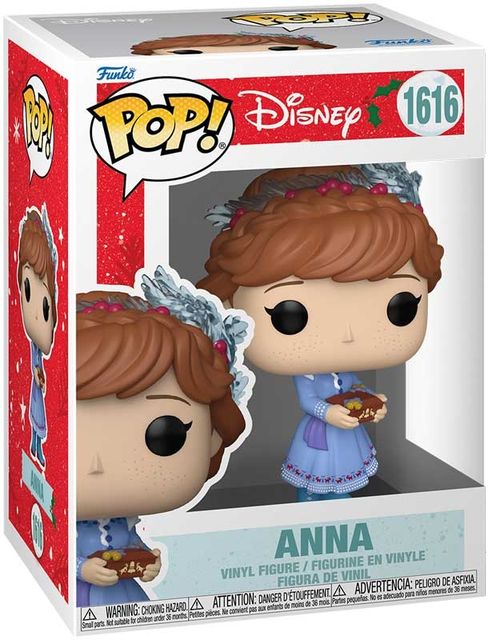FUNKO POP DISNEY: PRINCESS HOLIDAY - VINYL FIGURE 1616 ANNA 9CM