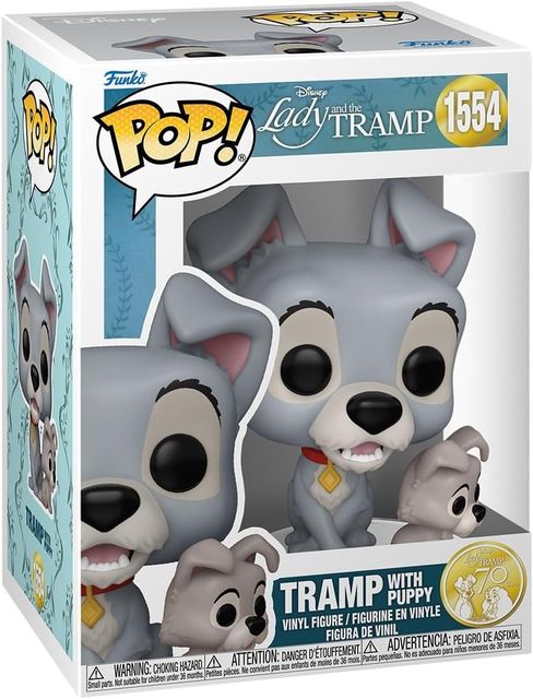 FUNKO POP DISNEY: THE LADY AND THE TRAMP 70TH ANNIVERSARY - VINYL FIGURE 1554 T…