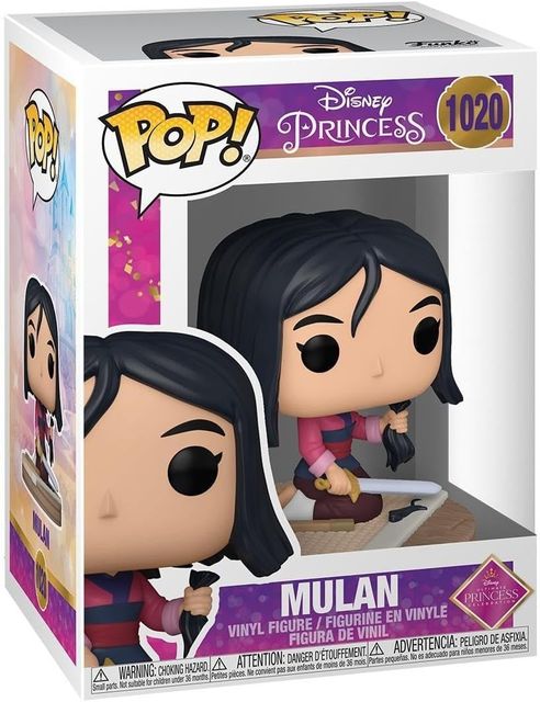 FUNKO POP DISNEY: ULTIMATE PRINCESS - VINYL FIGURE 1020 MULAN 9CM