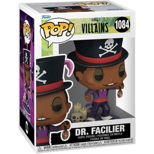 FUNKO POP DISNEY: VILLAINS - BLACK LIGHT - VINYL FIGURE 1084 DR. FACILITER 9CM*