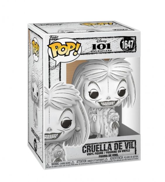 FUNKO POP DISNEY:101 DALAMATIANS - VINYL FIGURE 1647 CRUELLA DE VIL (SKETCHED) …