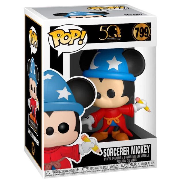 FUNKO POP DISNEY:MICKEY MOUSE - VINYL FIGURE 799 SORCERER MICKEY 9CM