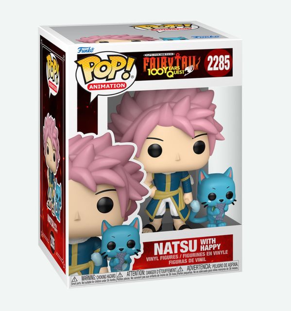FUNKO POP FAIRY TAIL S5 - VINYL FIGURE 2285 NATSU WITH HAPPY 9CM