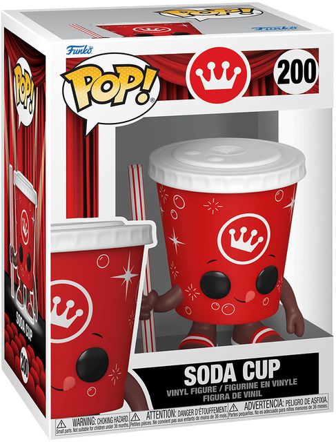 FUNKO POP FOODIES (MOVIE NIGHT) - VINYL FIGURE 200 SODA CUP 9CM*