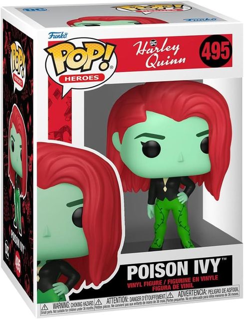 FUNKO POP HARLEY QUINN ANIMATED SERIES - VINYL FIGURE 495 POISON IVY 9CM