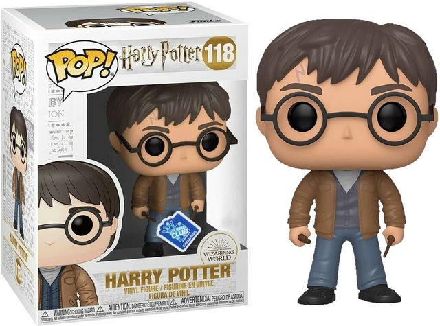 FUNKO POP HARRY POTTER - VINYL FIGURE 118 HARRY W/2 WANDS 9CM