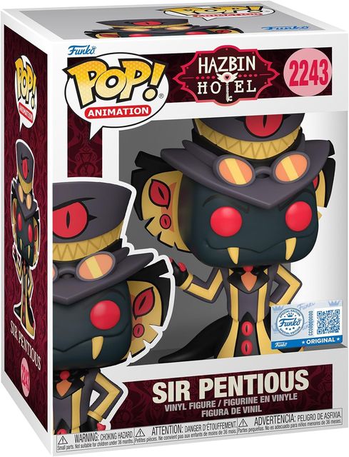 FUNKO POP HAZBIN HOTEL - VINYL FIGURE 2243 SIR PENTIOUS 9CM 91824
