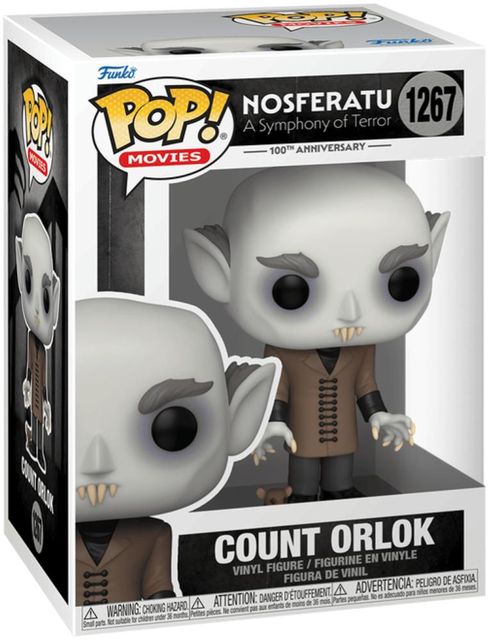 FUNKO POP HORROR: NOSFERATU 100TH - VINYL FIGURE 1267 NOSFERATU 9CM COC