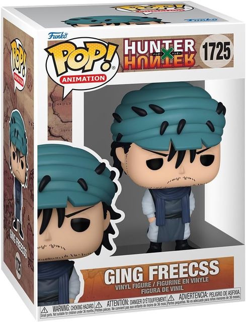 FUNKO POP HUNTER X HUNTER - VINYL FIGURE 1725 GING FREECSS 9CM 30/11/24