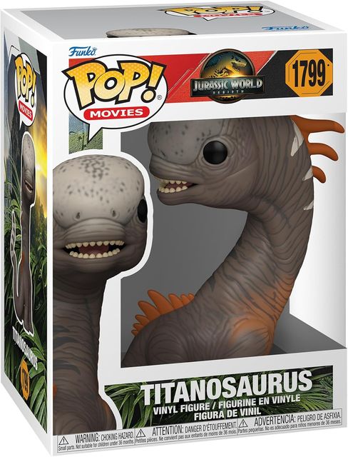 FUNKO POP JURASSIC WORLD: REBIRTH - VINYL FIGURE 1799 TITANOSAURUS 9CM