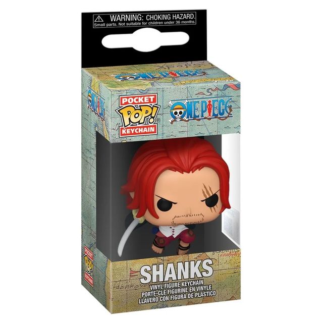 FUNKO POP KEYCHAIN ONE PIECE S13 - VINYL FIGURE SHANKS 4CM