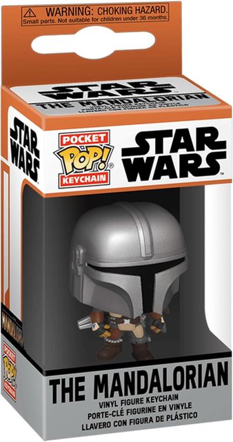FUNKO POP KEYCHAIN STAR WARS THE MANDALORIAN - VINYL FIGURE MANDALORIAN 4CM