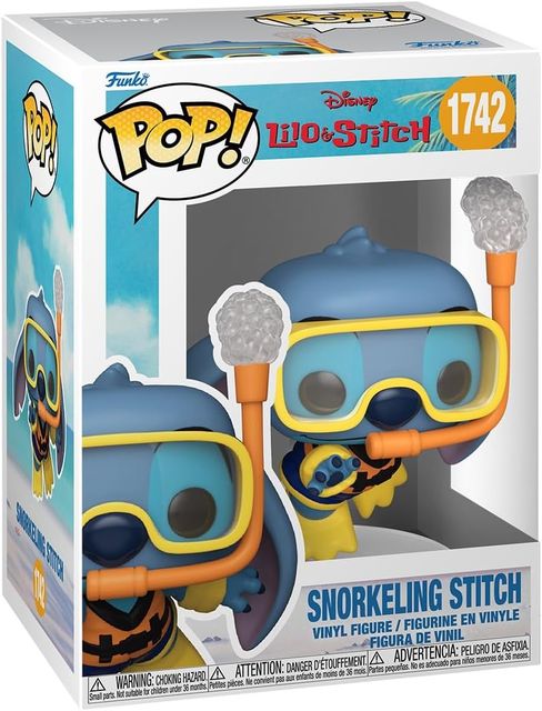 FUNKO POP LILO & STITCH S5 - VINYL FIGURE 1742 SNORKELING STITCH 9CM 90343