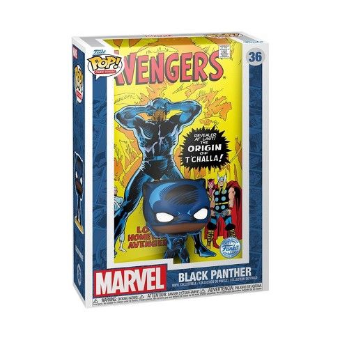 FUNKO POP MARVEL - VINYL FIGURE COMIC COVERS VINYL FIGURE 36 BLACK PANTHER - AV…