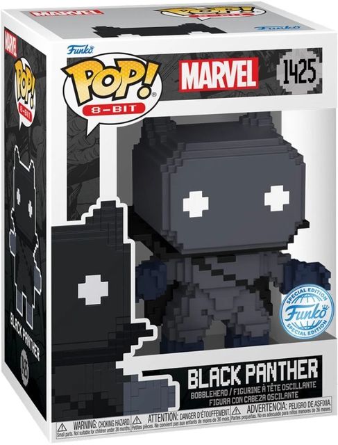 FUNKO POP MARVEL: 8-BIT - VINYL FIGURE 1425 BLACK PANTHER 9CM