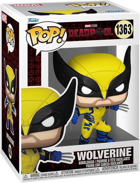 FUNKO POP MARVEL: DEADPOOL 3 - VINYL FIGURE 1363 WOLVERINE 9CM
