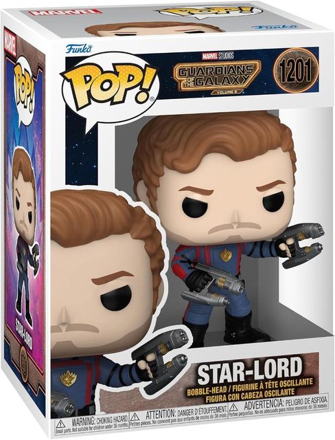 FUNKO POP MARVEL: GUARDIANS OF THE GALAXY 3 - VINYL FIGURE 1201 STAR-LORD 9CM