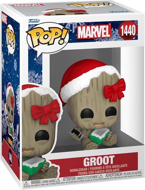 FUNKO POP MARVEL: HOLIDAY - POP FUNKO VINYL FIGURE 1440 GROOT 9CM 30/09/24