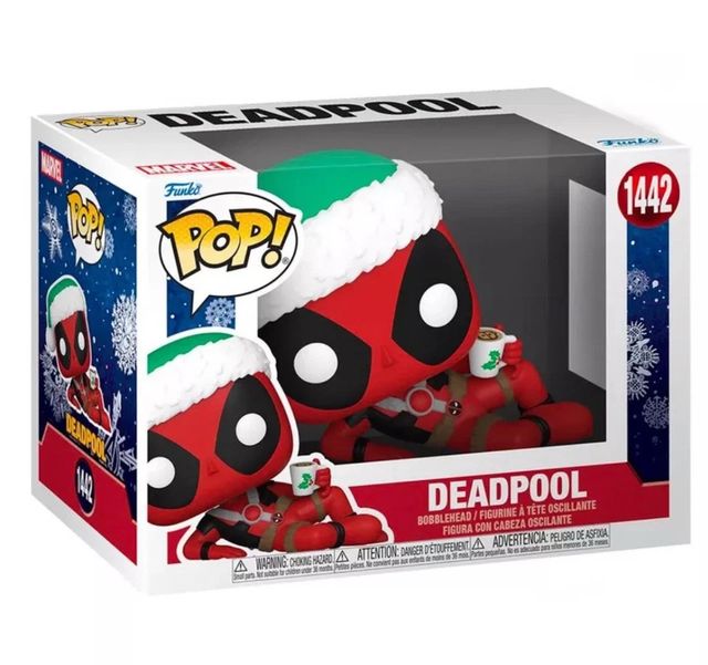 FUNKO POP MARVEL: HOLIDAY - POP FUNKO VINYL FIGURE 1442 DEADPOOL 9CM