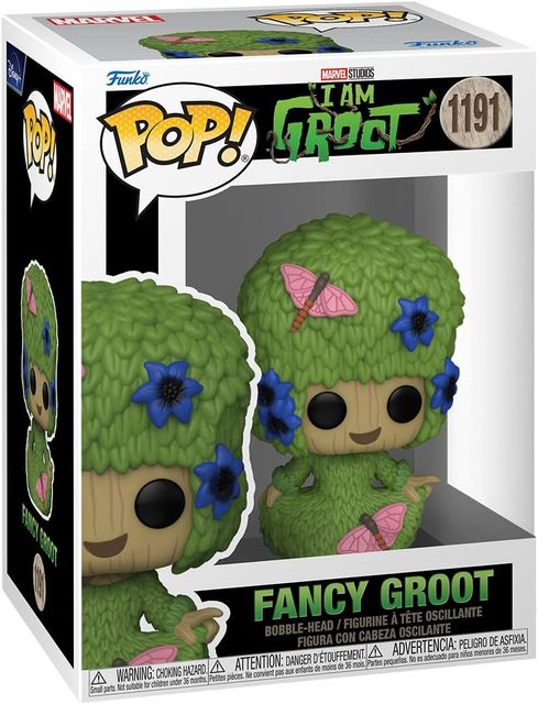 FUNKO POP MARVEL: I AM GROOT - POP FUNKO VINYL FIGURE 1191 FANCY GROOT (MARIE H…