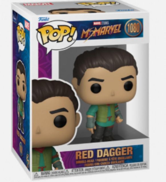 FUNKO POP MARVEL: MS MARVEL - VINYL FIGURE 1080 RED DAGGER 9CM*