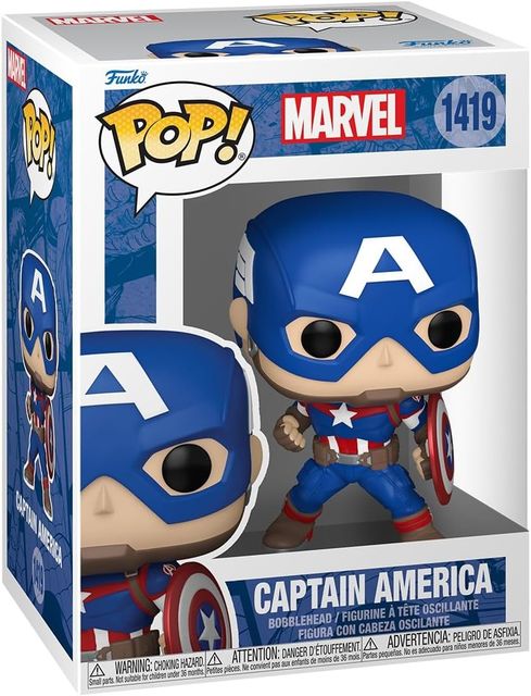 FUNKO POP MARVEL: NEW CLASSIC - VINYL FIGURE 1419 CAPTAIN AMERICA 9CM