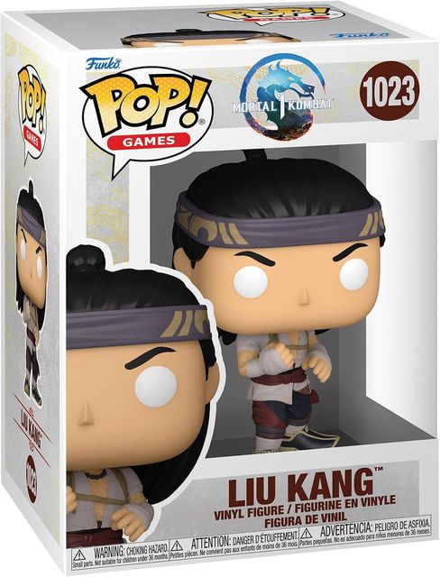 FUNKO POP MORTAL KOMBAT VINYL FIGURE 1023 LIU KANG (GOLD ON FIRE) 9CM 30/09/24