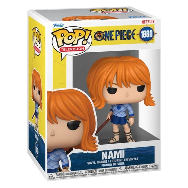 FUNKO POP NETFLIX: ONE PIECE (LIVE ACTION) - VINYL FIGURE 1880 NAMI 9CM
