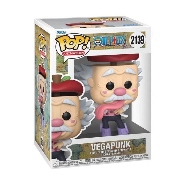 FUNKO POP ONE PIECE - VINYL FIGURE 2139 DR VEGAPUNK (EGGHEAD) 9CM