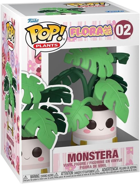 FUNKO POP PLANTS: FLORA - VINYL FIGURE 02 KAWAII MONSTERA PLANT 9CM