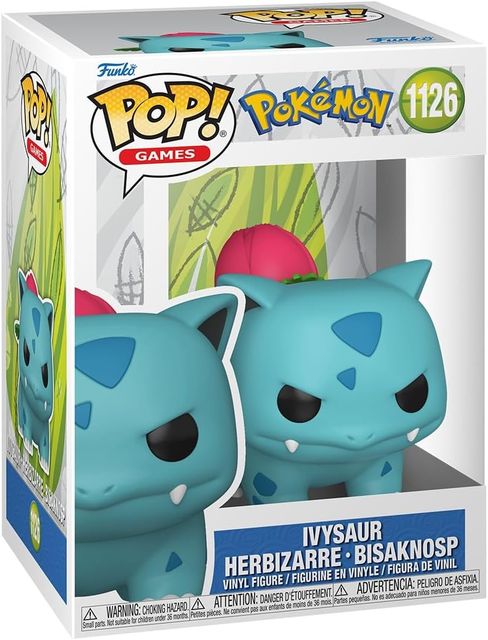 FUNKO POP POKEMON - VINYL FIGURE 1126 IVYSAUR 9CM