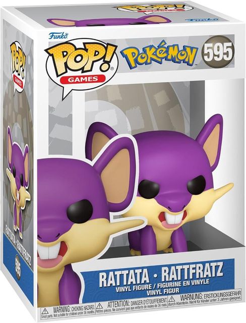 FUNKO POP POKEMON - VINYL FIGURE 595 RATTATA 9CM