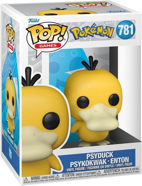 FUNKO POP POKEMON - VINYL FIGURE 781 PSYDUCK (EMEA) 9CM