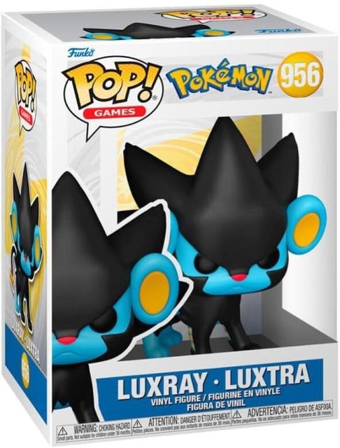 FUNKO POP POKEMON - VINYL FIGURE 956 LUXRAY (EMEA) 9CM