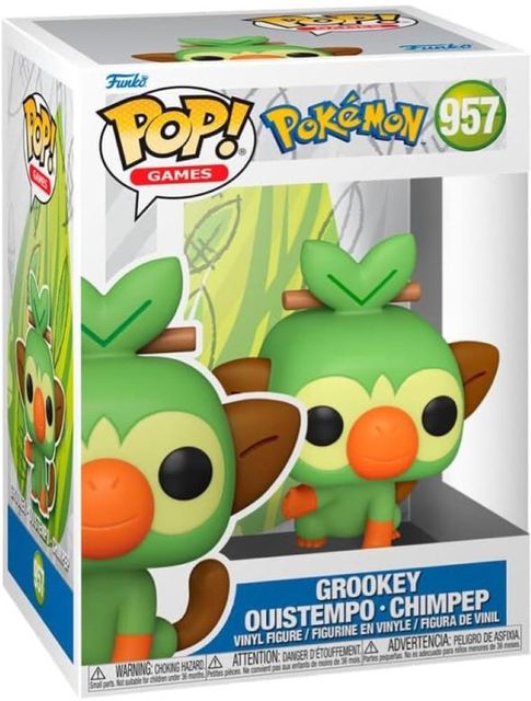 FUNKO POP POKEMON - VINYL FIGURE 957 GROOKEY (EMEA) 9CM