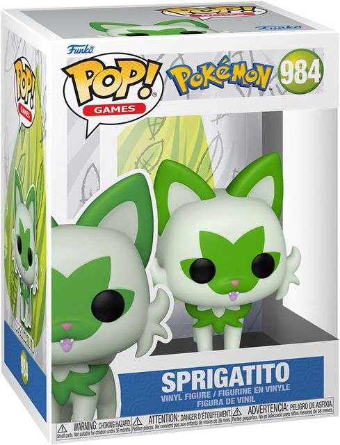 FUNKO POP POKEMON - VINYL FIGURE 984 SPRIGATITO (EMEA) 9CM