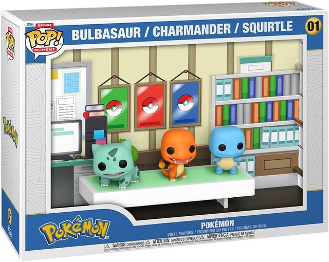 FUNKO POP POKEMON - VINYL FIGURE MOMENT DELUXE VINYL FIGURE 01 STARTERS