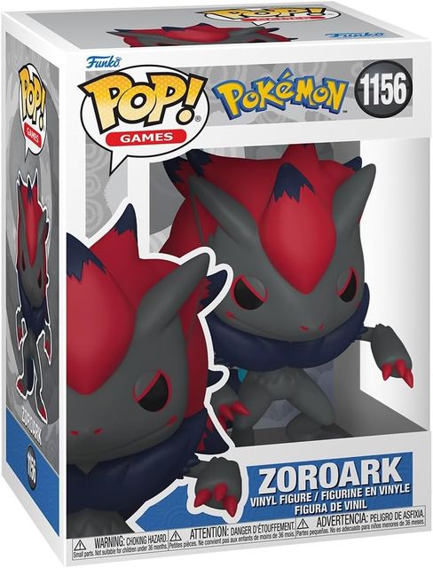 FUNKO POP POKEMON S23 - VINYL FIGURE 1156 ZOROARK 9CM