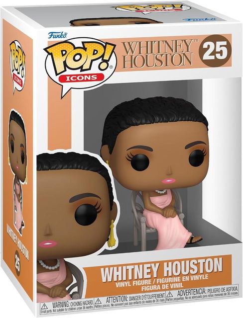 FUNKO POP POP ICONS - VINYL FIGURE 25 WHITNEY HOUSTON DEBUT 9CM*