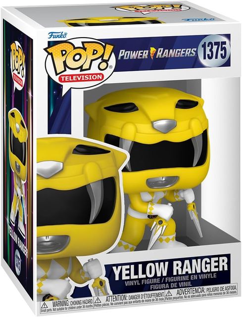 FUNKO POP POWER RANGERS: 30TH ANNIVERSARY - VINYL FIGURE 1375 YELLOW RANGER 9CM*