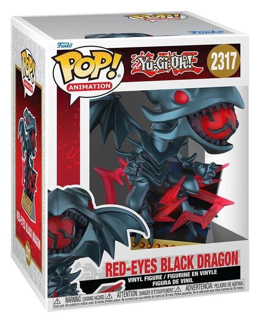 FUNKO POP PREMIUM YU-GI-OH! - VINYL FIGURE 2317 RED-EYES BLACK DRAGON 15CM 86609