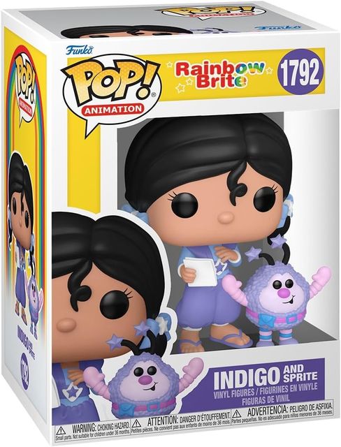 FUNKO POP RAINBOW BRITE - POP & BUDDY VINYL FIGURE 1792 INDIGO DOLL & HAMMY 9CM