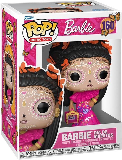 FUNKO POP RETRO TOYS: BARBIE - VINYL FIGURE 160 BARBIE DIA DE LOS MUERTOS 9CM