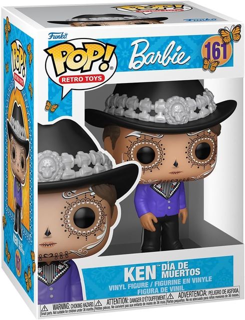 FUNKO POP RETRO TOYS: BARBIE - VINYL FIGURE 161 KEN DIA DE LOS MUERTOS 9CM