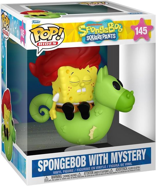 FUNKO POP RIDE DELUXE SPONGEBOB S5 - VINYL FIGURE 145 SPONGEBOB WITH MYSTERY 15…