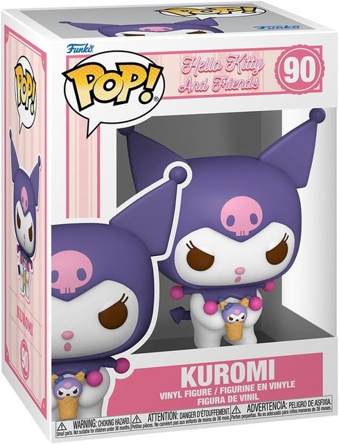 FUNKO POP SANRIO: HELLO KITTY - VINYL FIGURE 90 KUROMI 9CM